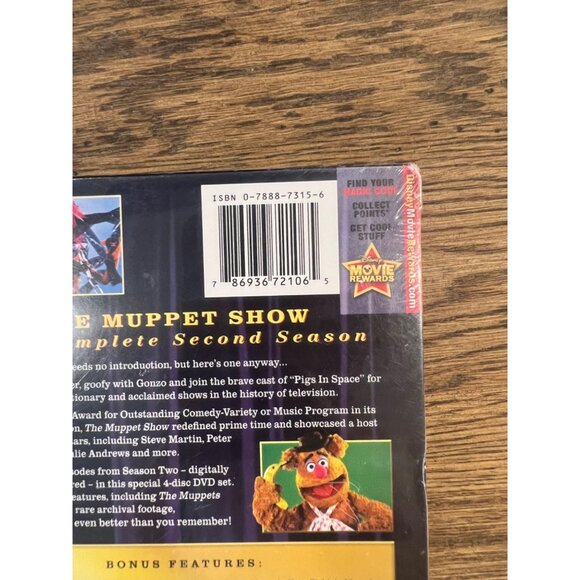 The Muppet Show Season 2 DVD 4-Disc Set Complete Series New Sealed Kid's TV Show - Picture 2 of 4